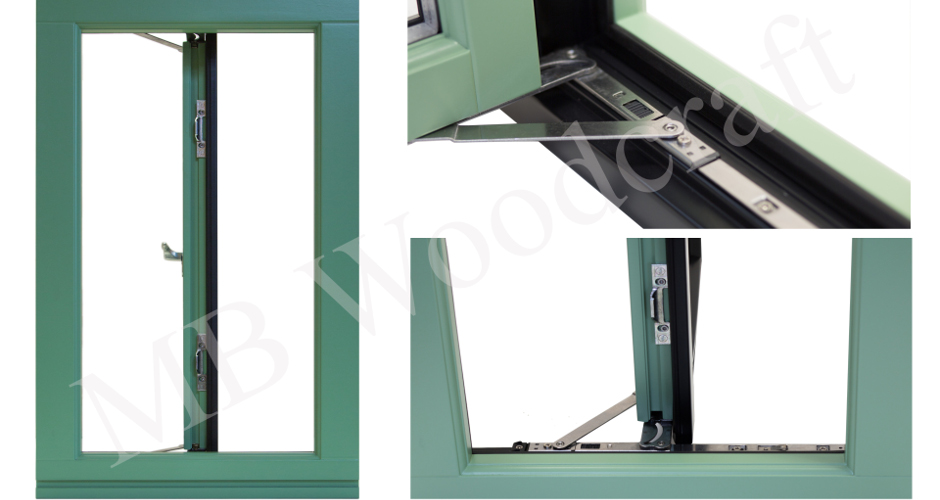Easy clean timber windows